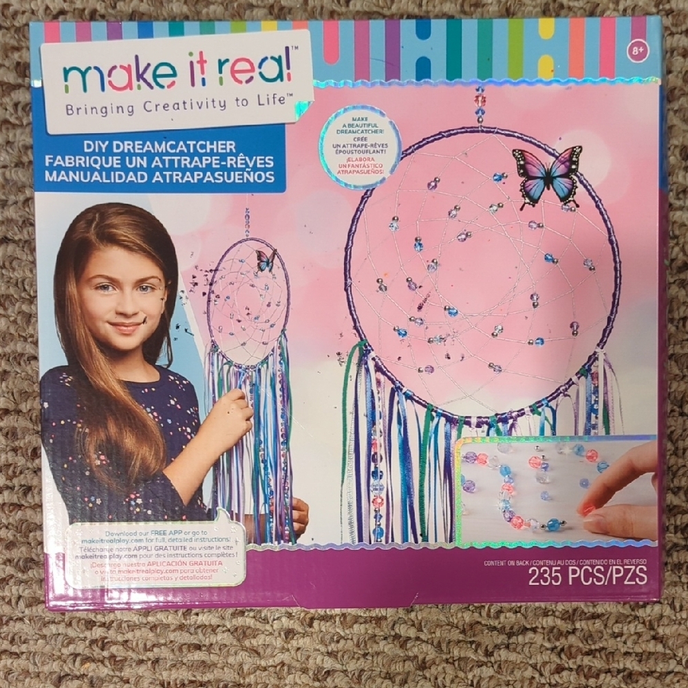 DIY Dreamcatcher Kit - Pink and Blue